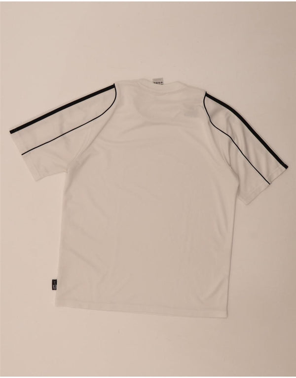 Męska koszulka T-shirt ADIDAS Climalite, średnia biel