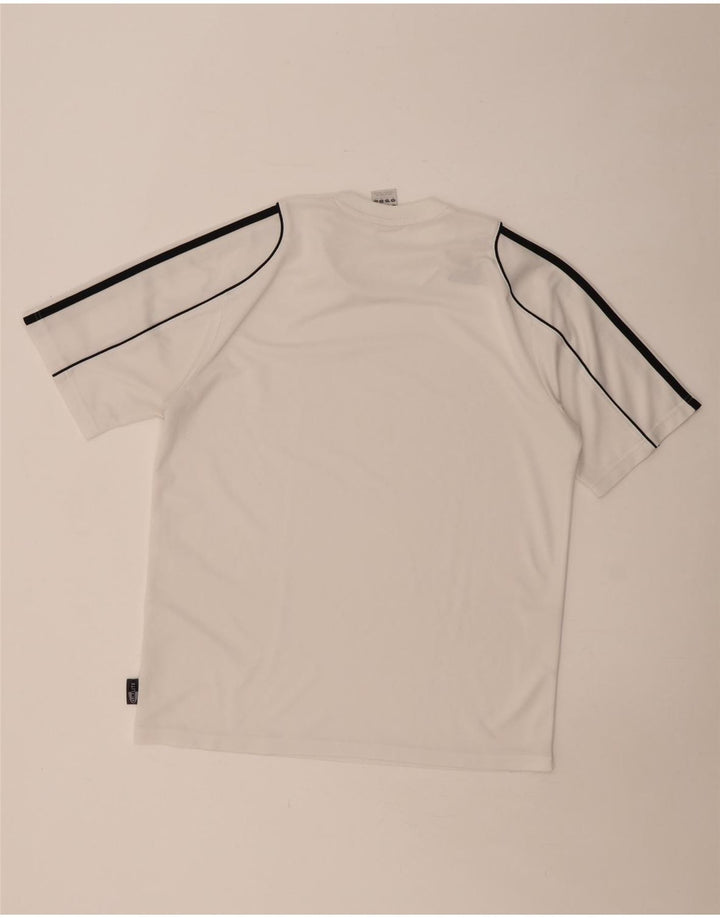 Męska koszulka T-shirt ADIDAS Climalite, średnia biel
