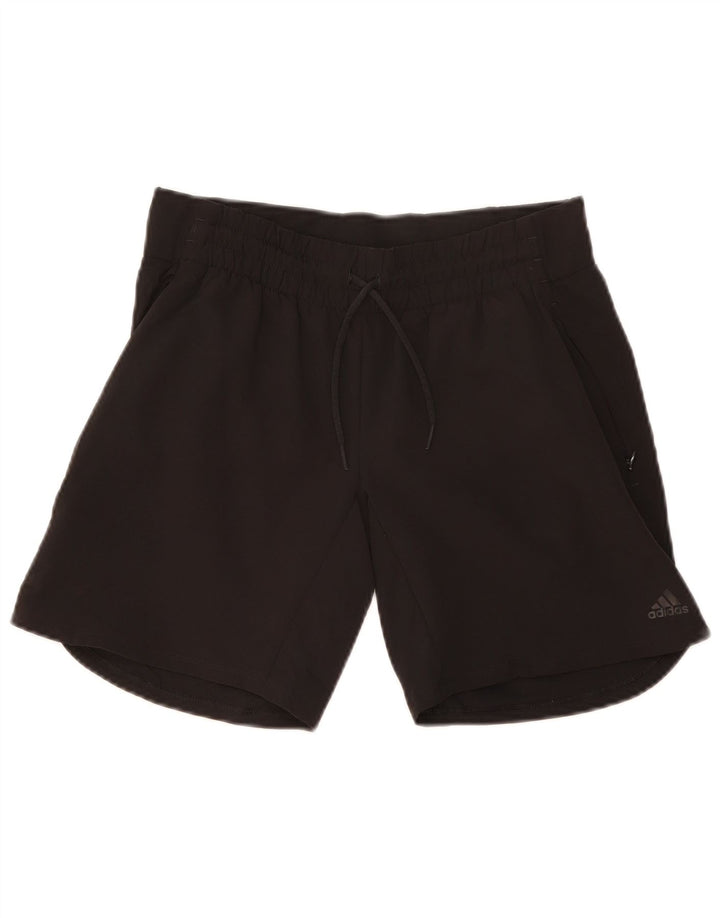 Damskie spodenki sportowe Adidas Climalite UK 10, małe, czarne, poliestrowe