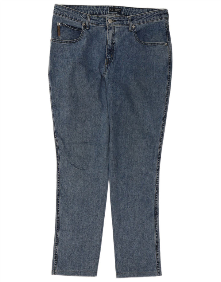 Damskie jeansy Armani Slim W33 L28 Niebieskie