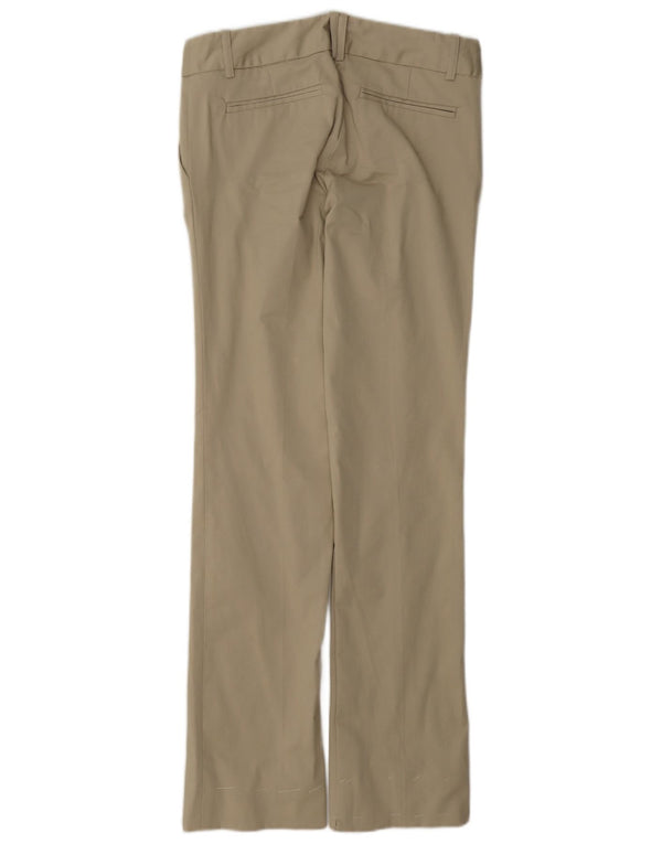 Spodnie damskie Zara Bootcut Chino EU 36 XS W26 L32 Beżowa bawełna