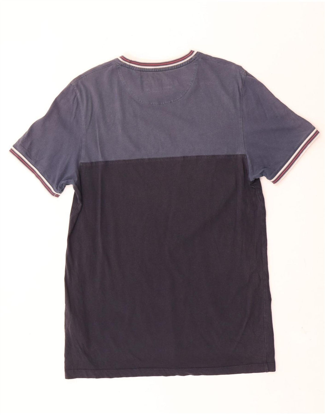 Ted Baker Męski T-shirt, rozmiar 3, średni granatowy, bawełniany w bloki kolorów