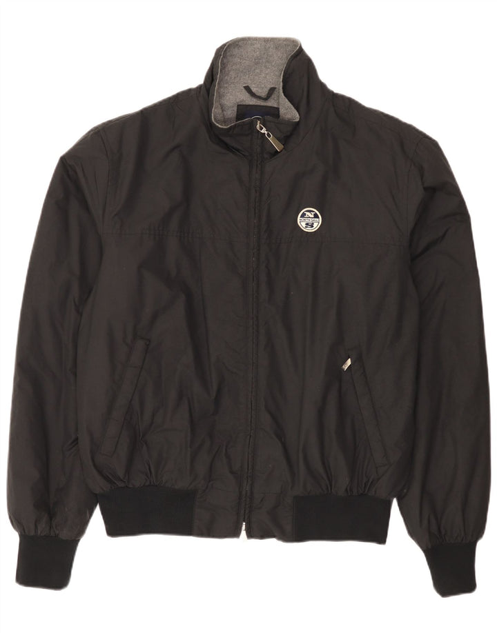 Męska kurtka bomberka North Sails UK 42 XL, czarna, poliamidowa