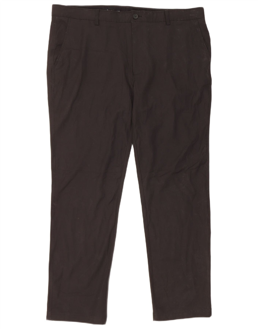 Męskie proste spodnie chino Calvin Klein W42 L33 Czarny poliester