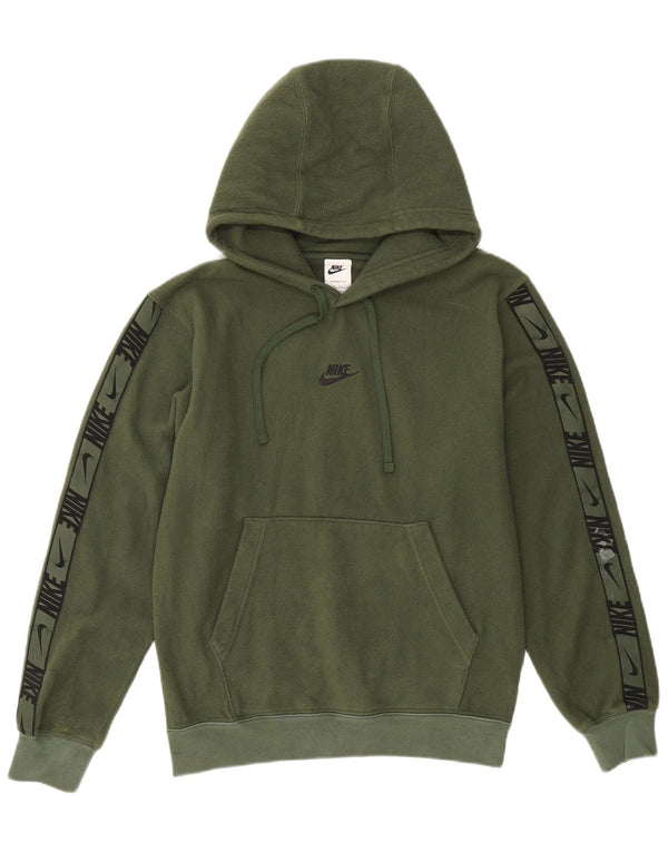 Męski sweter polarowy z kapturem NIKE Therma-Fit XS, zielony, poliestrowy