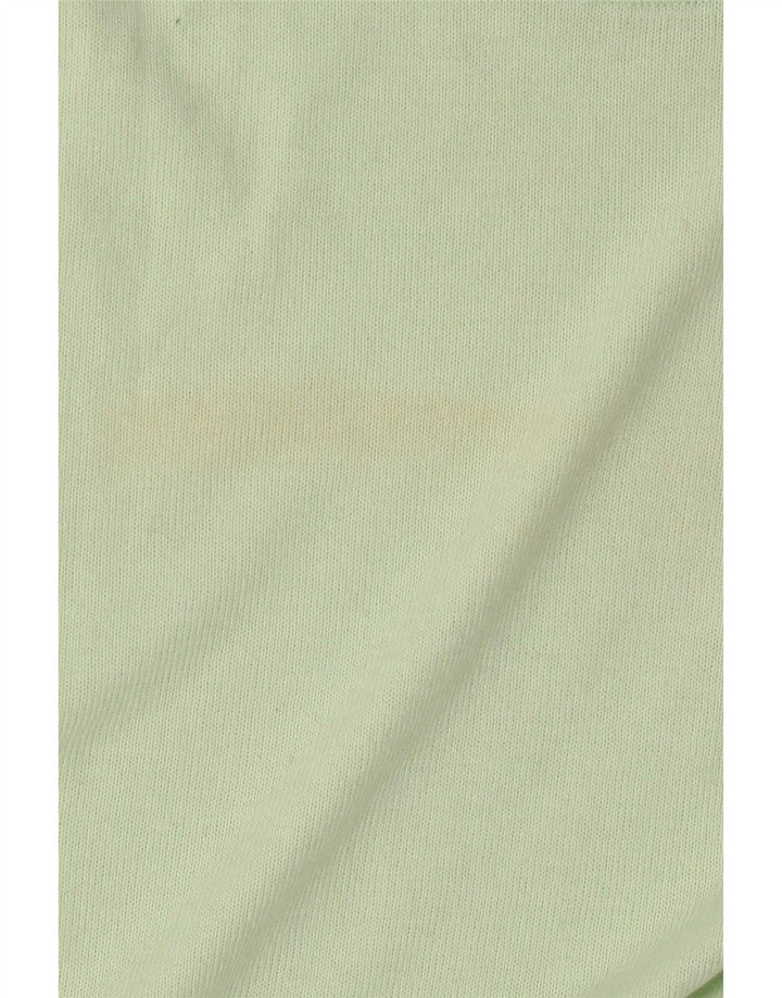 T-shirt męski Zara, bawełniany, średni zielony