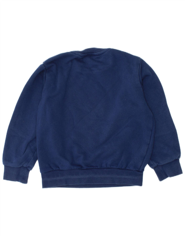 Bluza chłopięca Adidas z grafiką, 4-5 lat, granatowa, bawełniana