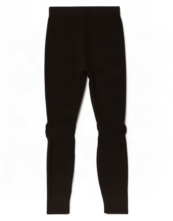 Damskie legginsy Nike Graphic UK 10, małe, czarne, poliestrowe