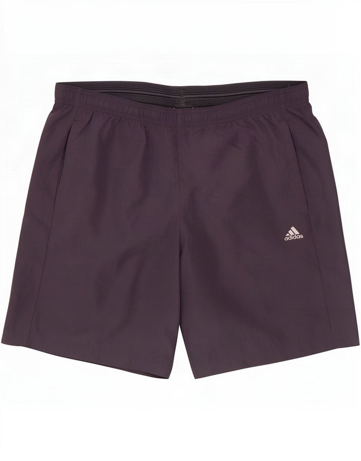 Męskie spodenki sportowe Adidas Climalite, duże, szare, z poliestru