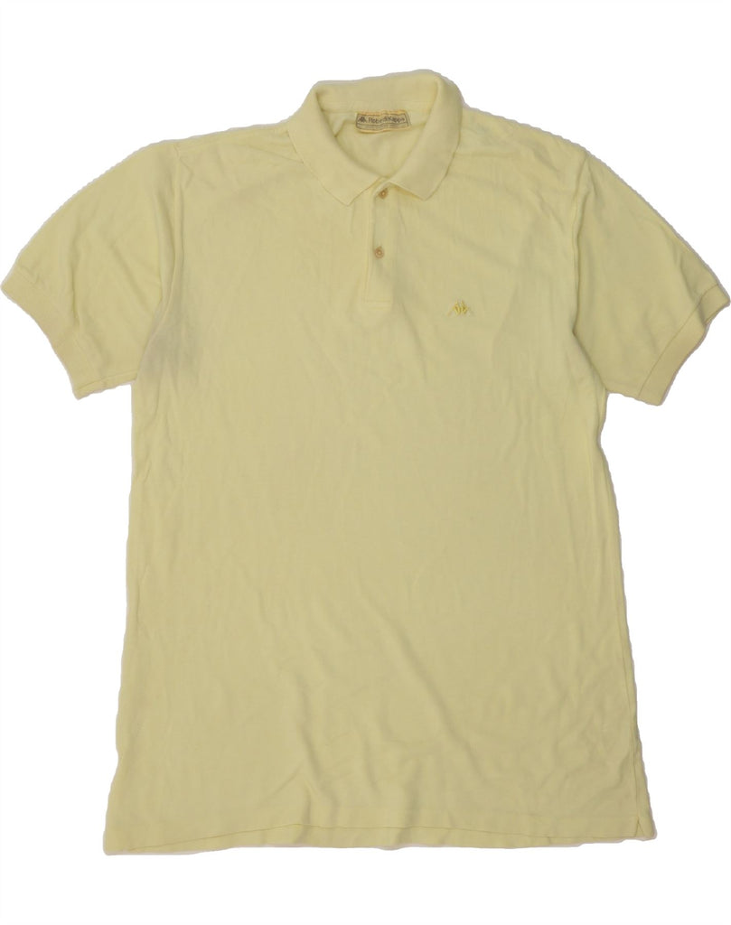 KAPPA Mens Polo Shirt UK 44 XL Yellow Cotton Vintage Kappa and Second-Hand Kappa from Messina Hembry 