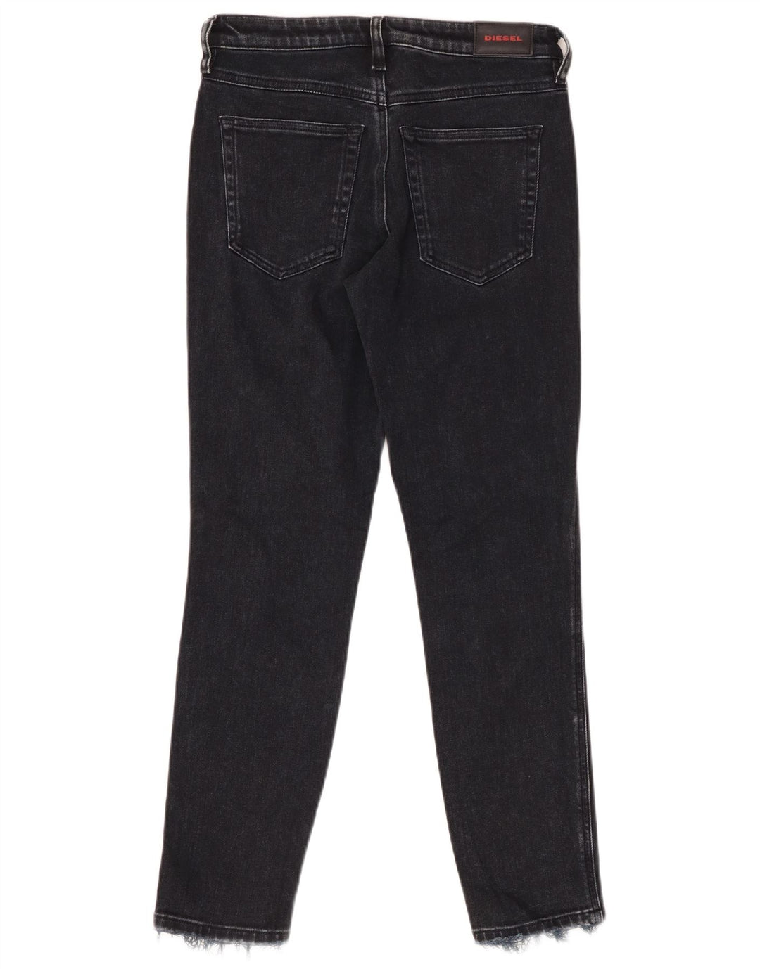 DIESEL Damskie jeansy Babhila o regularnym kroju, wąskie, obcisłe W27 L27, czarne bawełniane