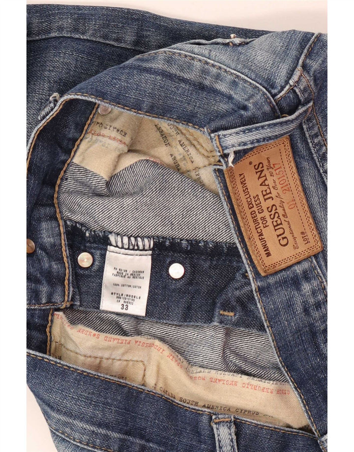 Jeansy damskie Guess Bootcut W33 L33 Niebieskie bawełniane