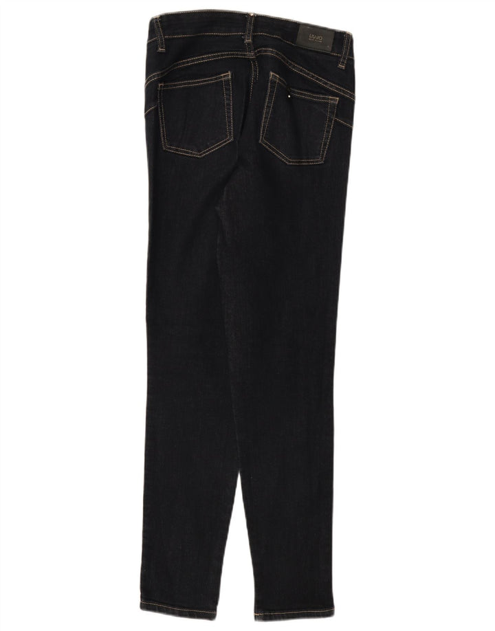 Damskie jeansy skinny Liu Jo W30 L29 granatowe