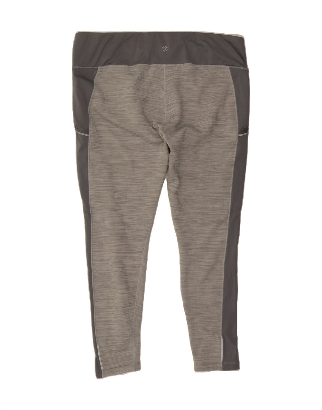 ATHLETA Womens Leggings UK 20 2XL Grey Colourblock Polyester Vintage Athleta and Second-Hand Athleta from Messina Hembry 