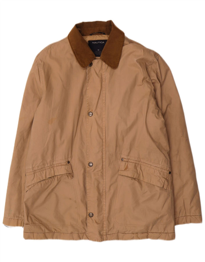 Męska kurtka wiatrówka Nautica UK 38, średni beż, poliester