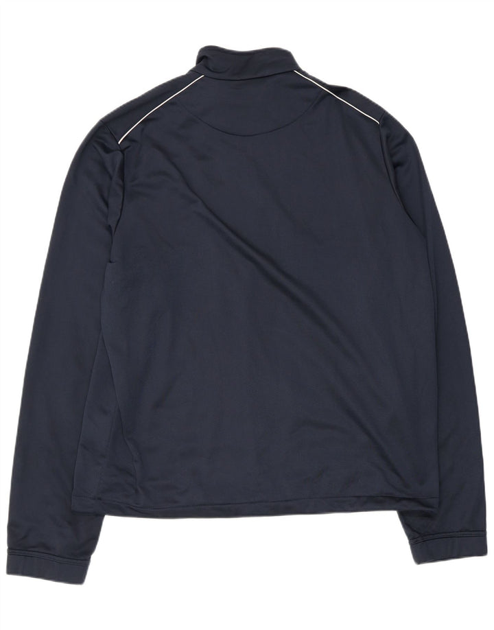 Męska kurtka dresowa Brugi XL granatowa, poliestrowa