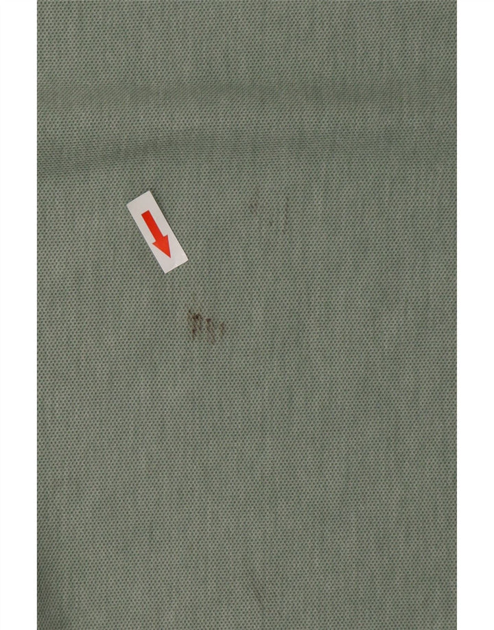 Męska koszulka polo FILA IT 52, duża, zielona bawełna