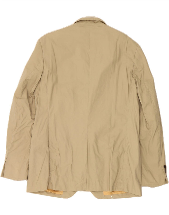 J. CREW Mens 2 Button Blazer Jacket UK 42 XL Beige Cotton Vintage J. Crew and Second-Hand J. Crew from Messina Hembry 