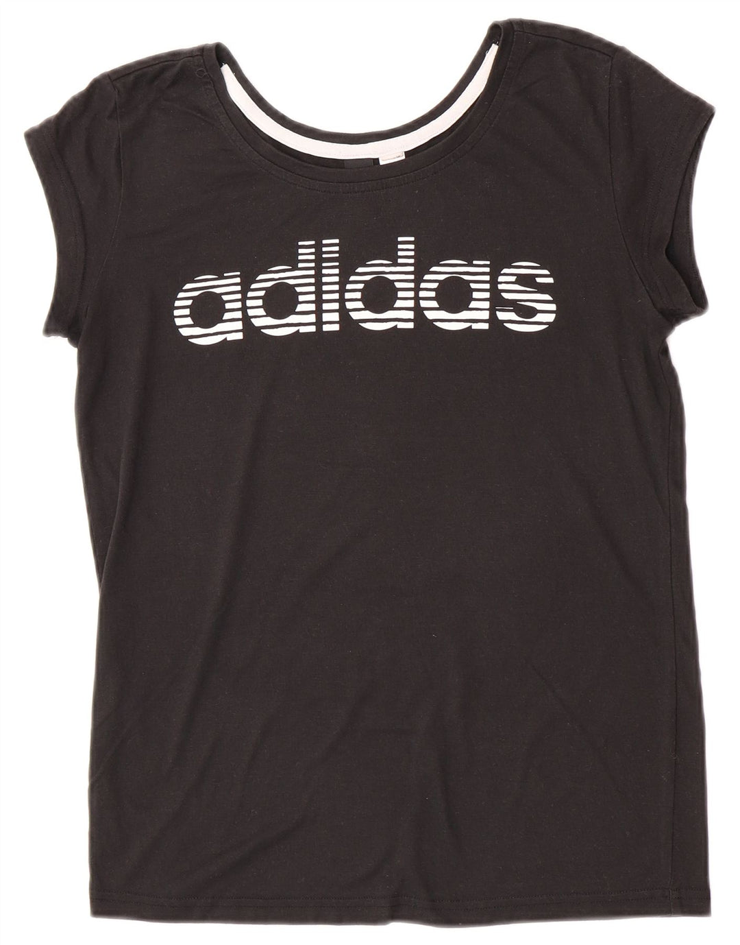 Damska koszulka graficzna Adidas Top UK 12 Medium Black