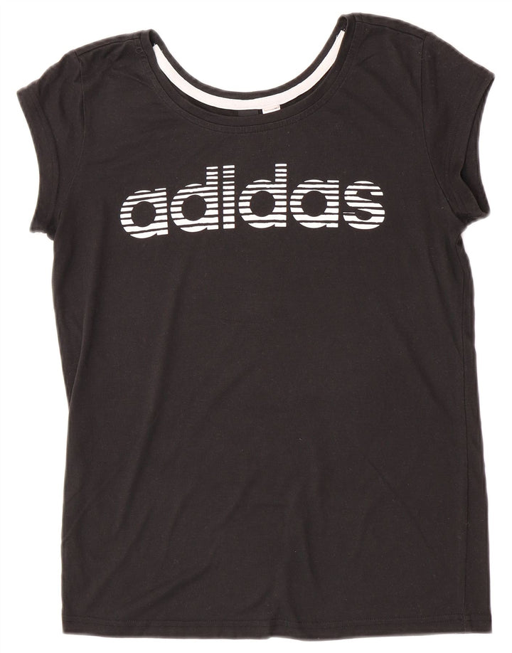 Damska koszulka graficzna Adidas Top UK 12 Medium Black