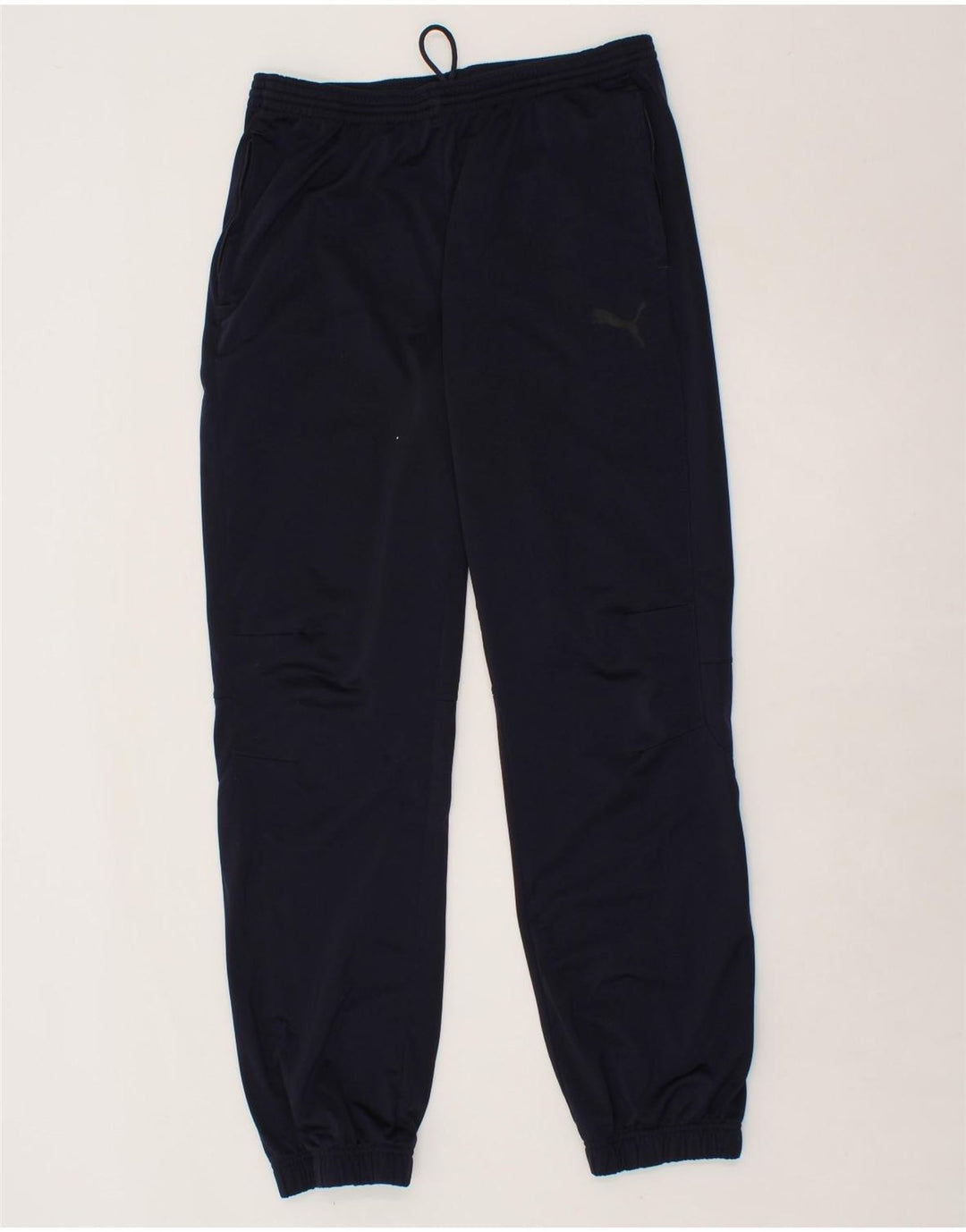 PUMA Mens Tracksuit Trousers Joggers Medium Navy Blue Polyester Vintage Puma and Second-Hand Puma from Messina Hembry 