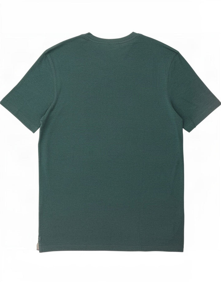 T-shirt męski Fat Face Top, średnio zielony, bawełniany