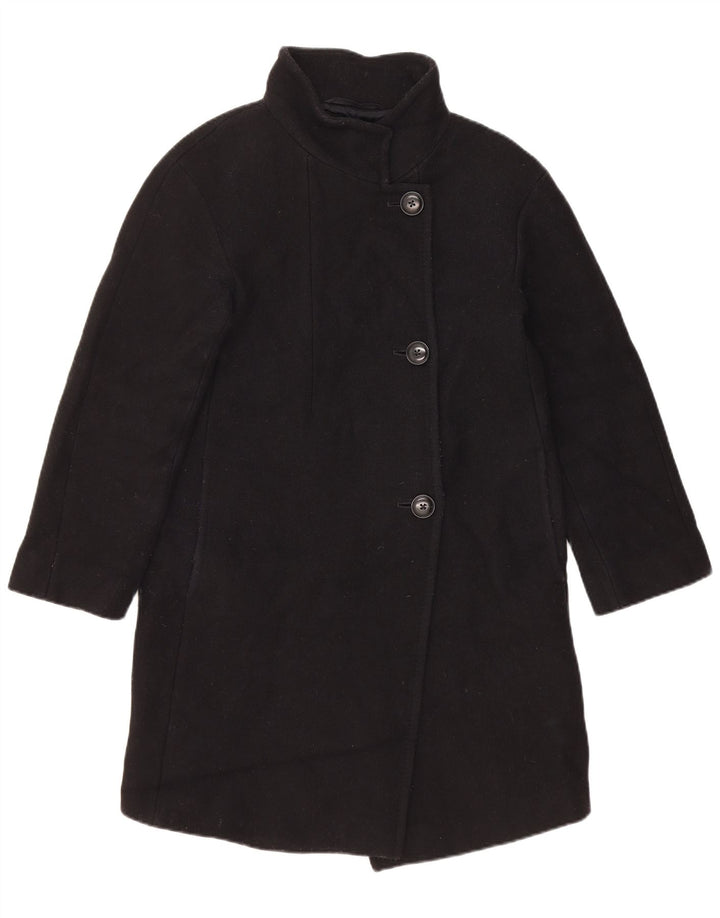 Płaszcz damski Massimo Dutti o luźnym kroju EU 34 2XS, czarna wełna