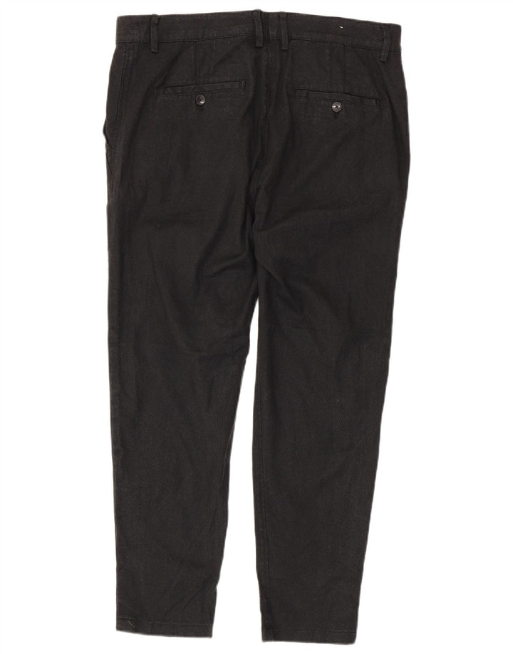Męskie spodnie chino ZARA EU 46 XL W36 L27 Szary poliester