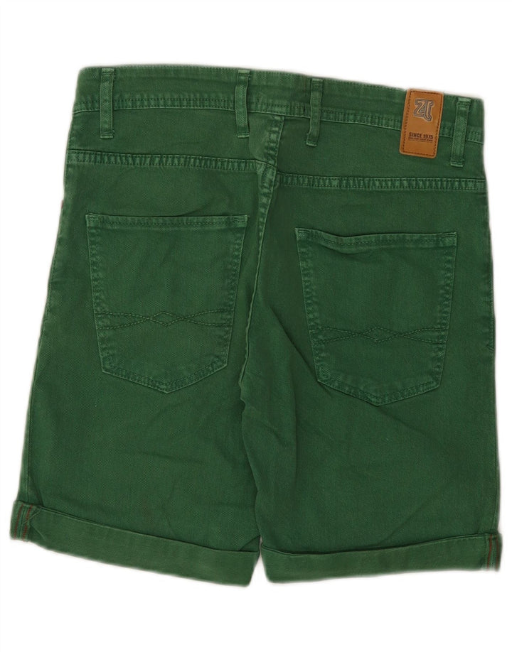 Męskie spodenki jeansowe Zara EU 40 Medium W31 zielone
