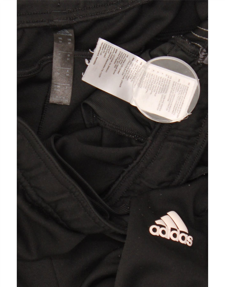 Męskie spodnie dresowe Adidas, średni czarny poliester