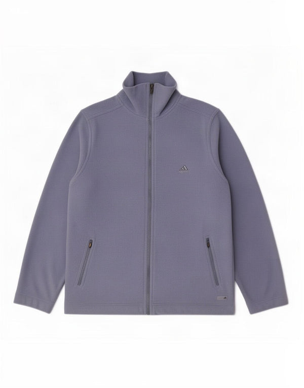Damska kurtka polarowa Adidas UK 18 XL Niebieski poliester