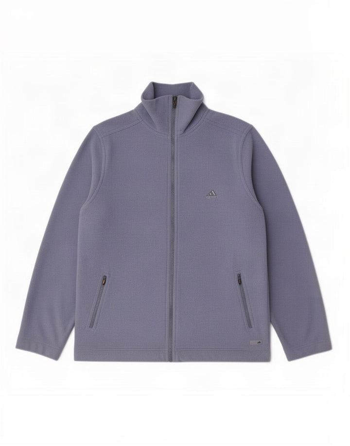 Damska kurtka polarowa Adidas UK 18 XL Niebieski poliester