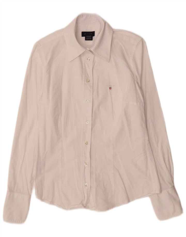 Koszula damska Gant UK 10, mała, biała, bawełniana