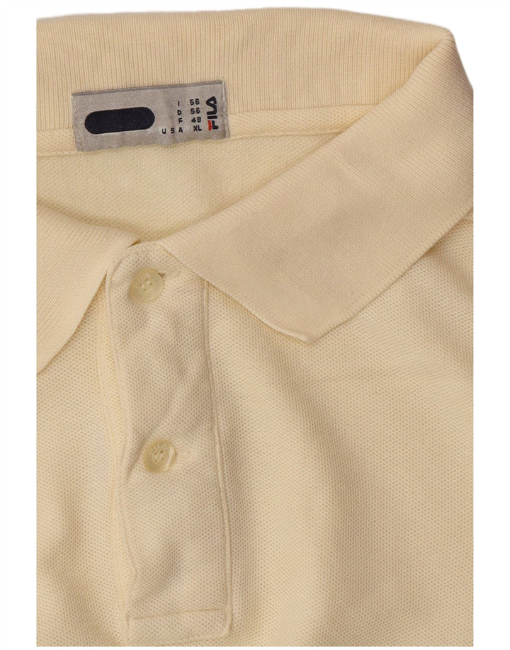 Męska koszulka polo FILA IT 56 2XL żółta