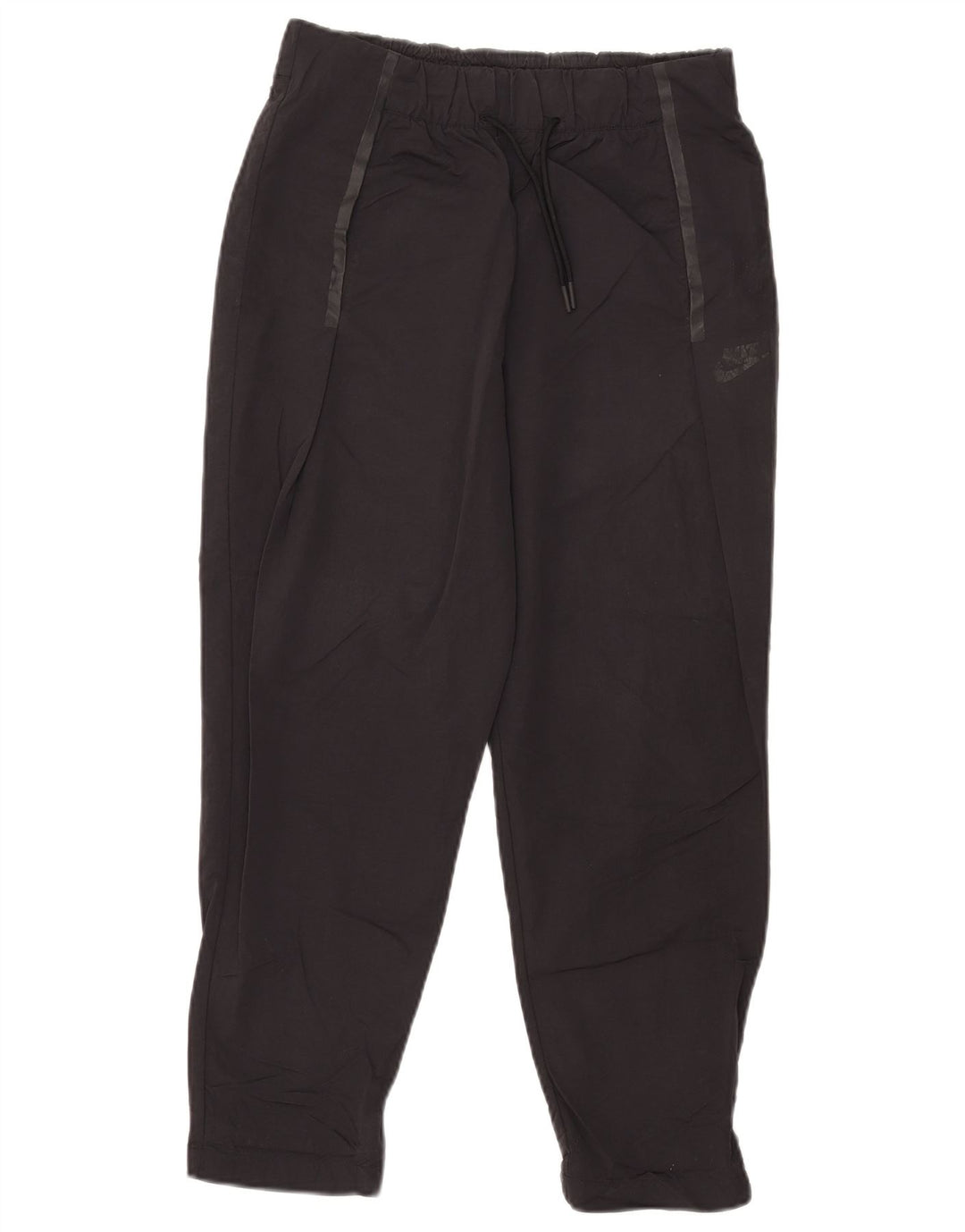Damskie spodnie dresowe Nike Crop UK 10, małe, czarne, nylonowe