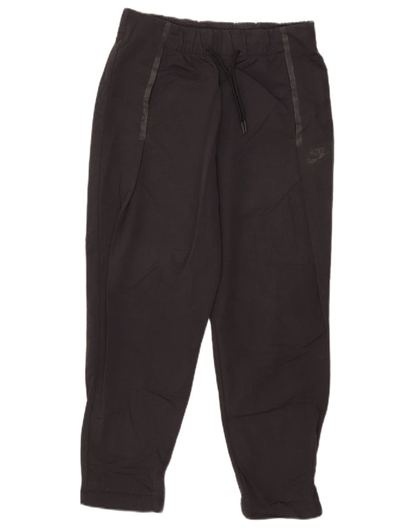 Damskie spodnie dresowe Nike Crop UK 10, małe, czarne, nylonowe