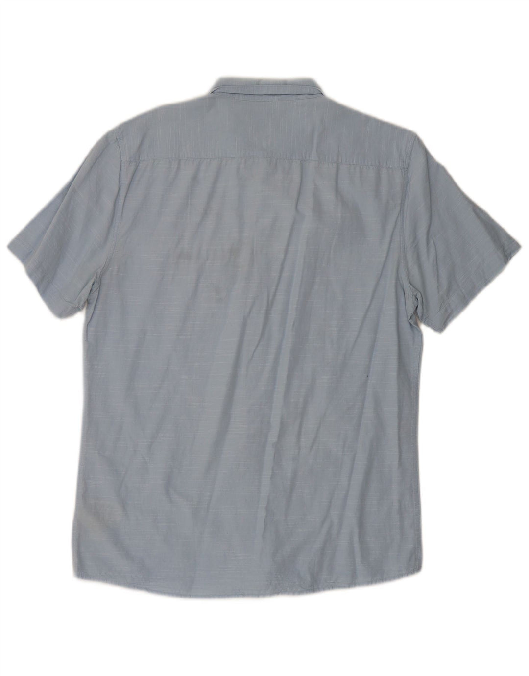 Męska koszula slim fit Lee z krótkim rękawem, duża, niebieska, bawełniana