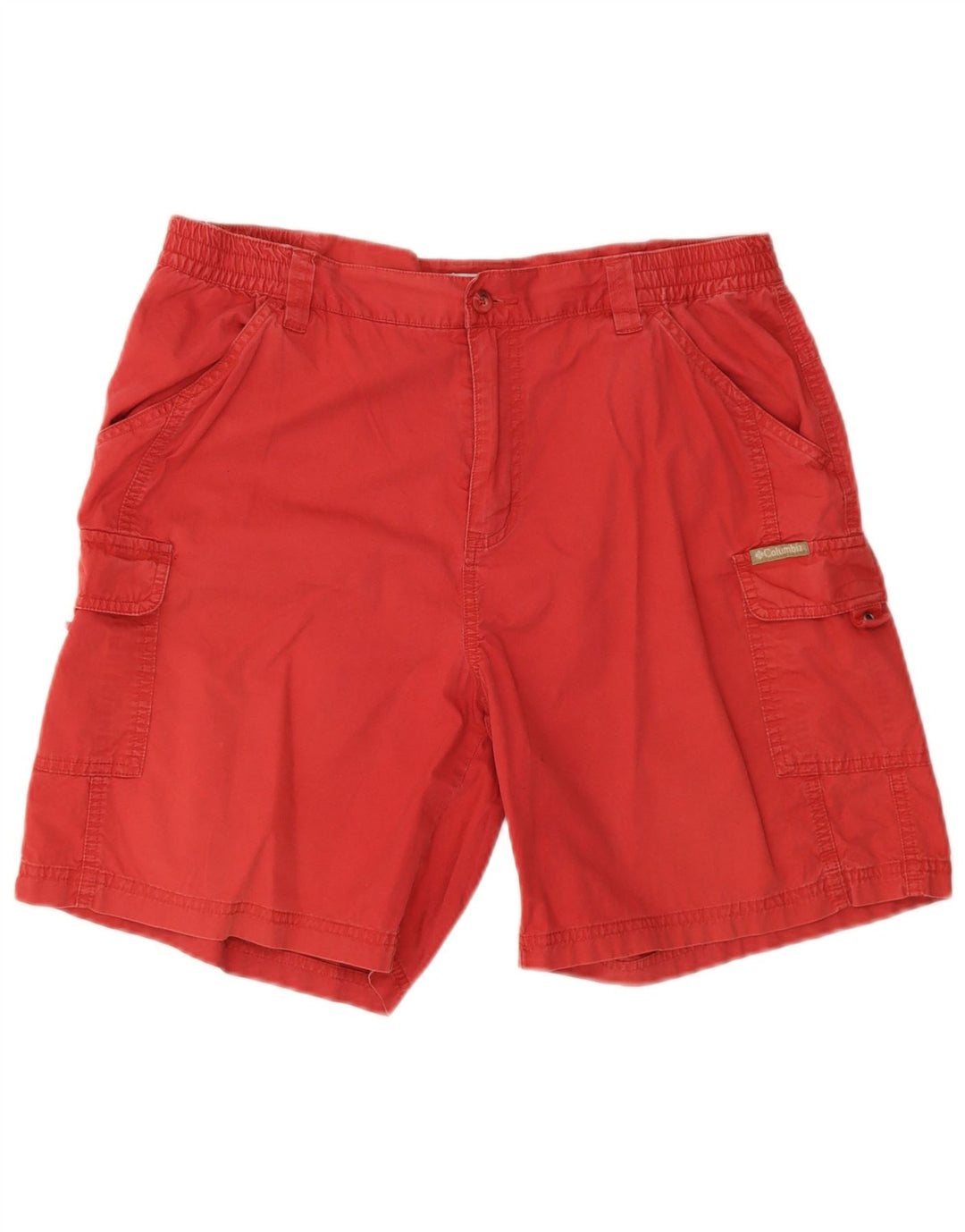 Damskie spodenki cargo Columbia, duże, W36, czerwone, bawełniane