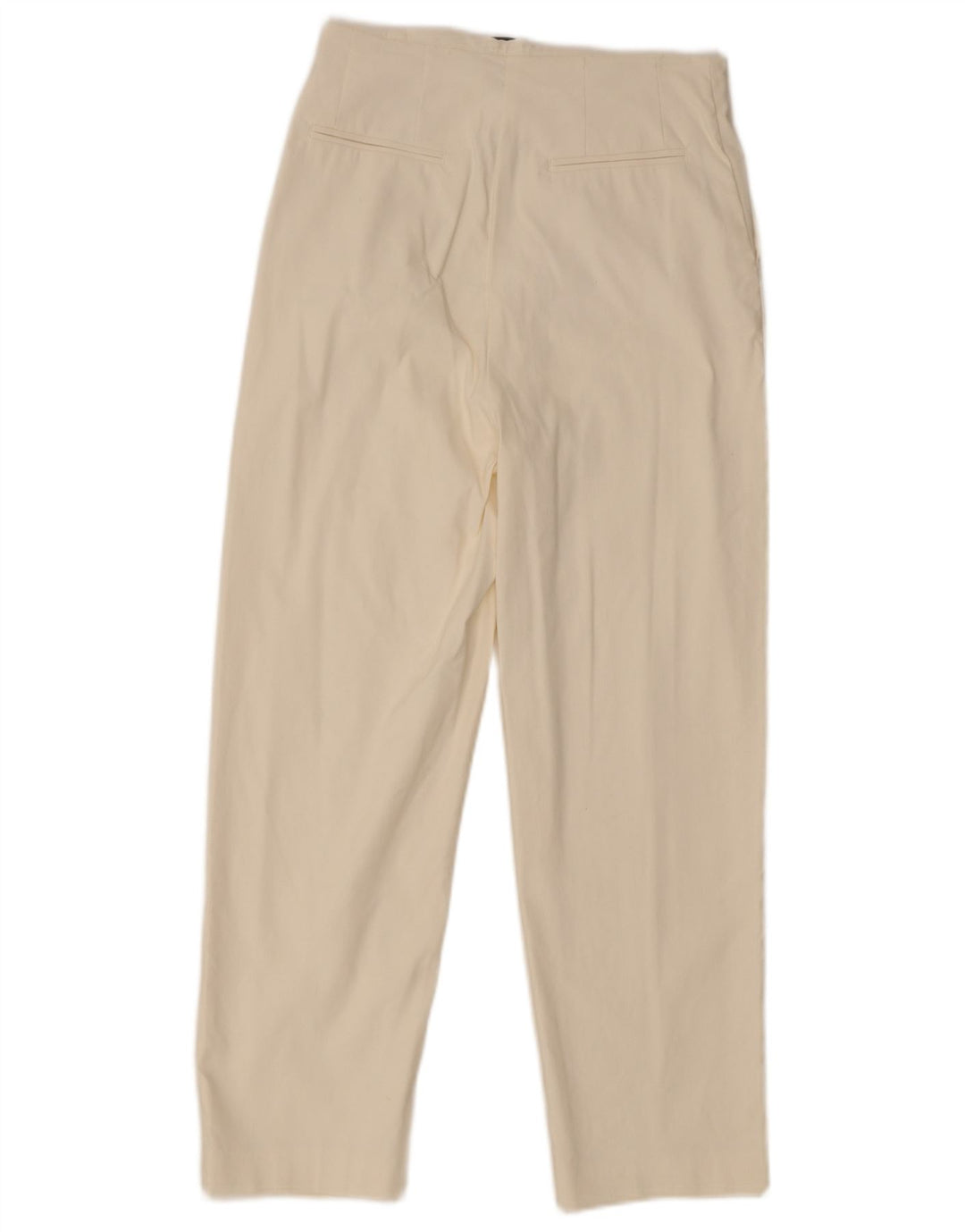 Damskie zwężane spodnie Max & Co. W28 L25 Off White