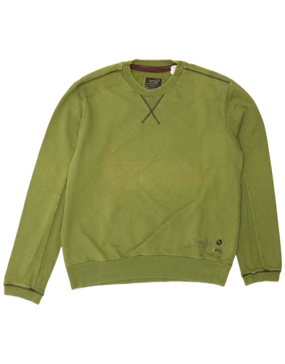 Męski sweter dresowy Energie 2XL, zielony, bawełniany