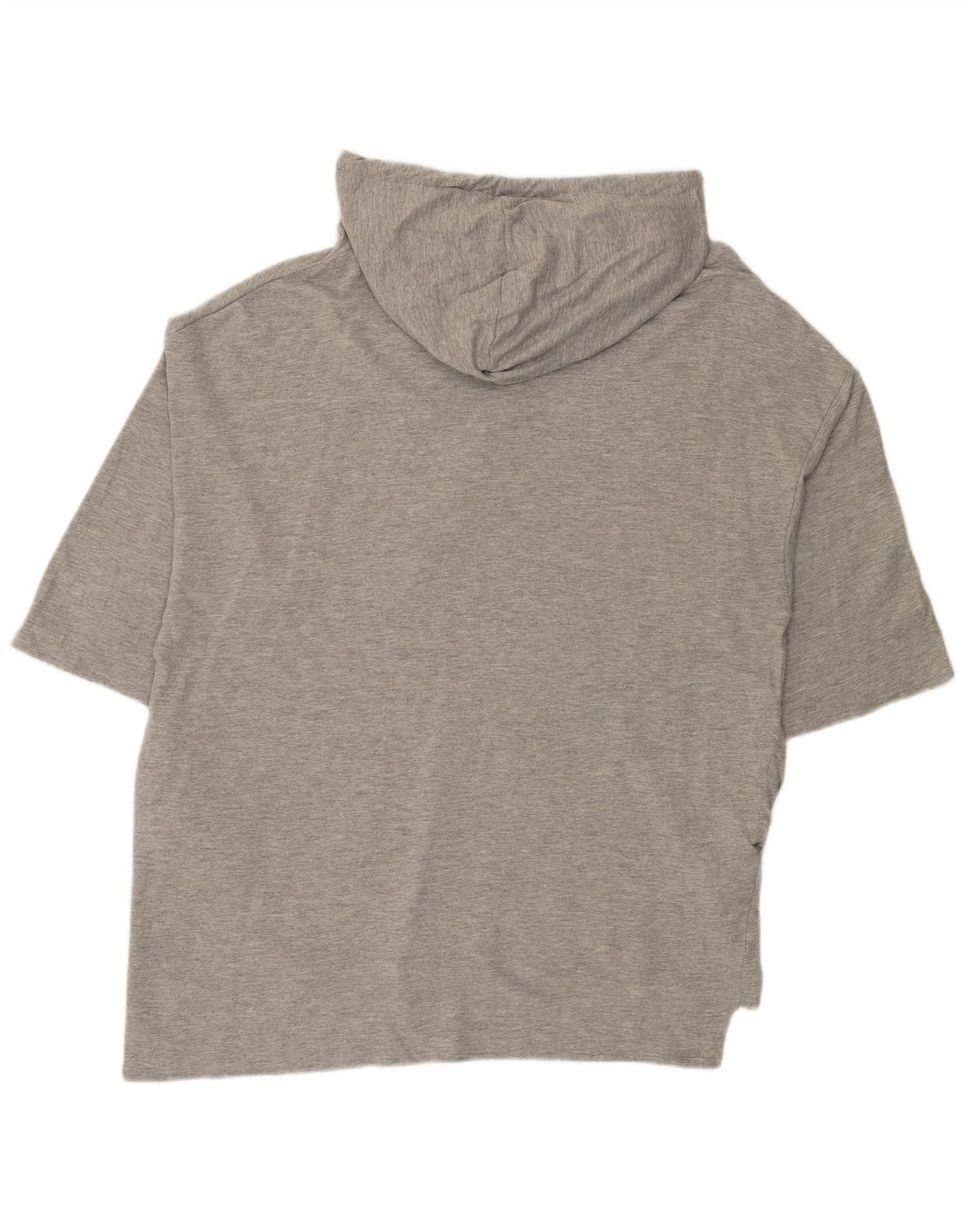 ZARA Womens Hooded Blouse Top UK 16 Large Grey