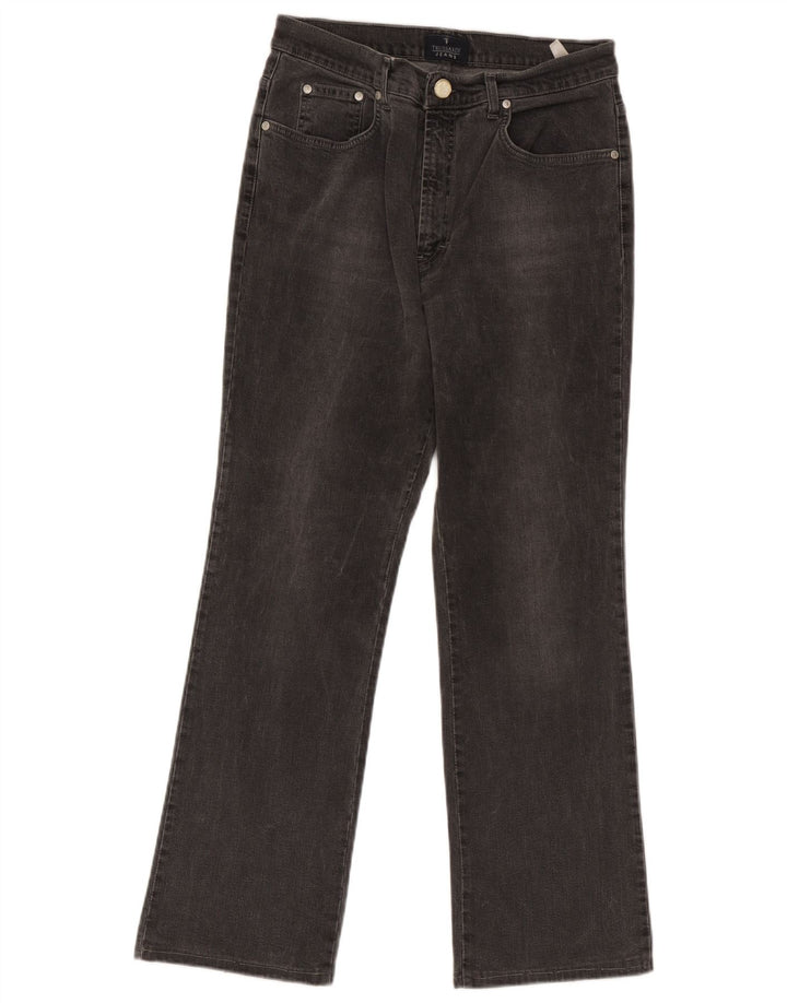 Damskie jeansy Bootcut Trussardi W31 L28 Szara bawełna