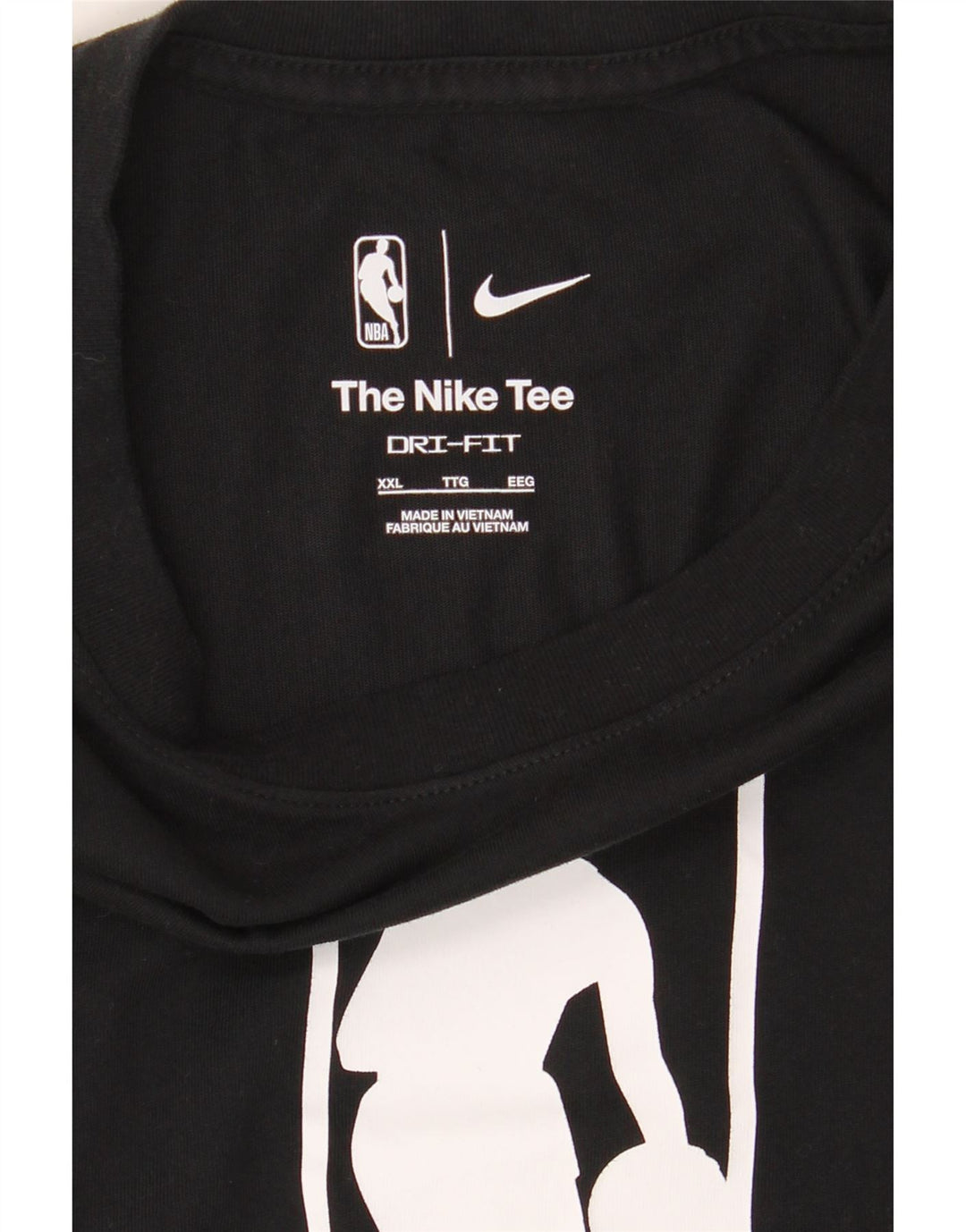 Męski T-shirt NIKE z grafiką NBA, 2XL, czarny