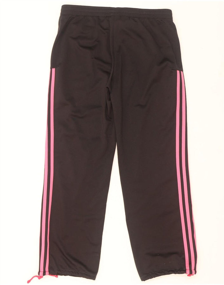 Adidas damski graficzny pełny dres UK 12/14 średni czarny poliester