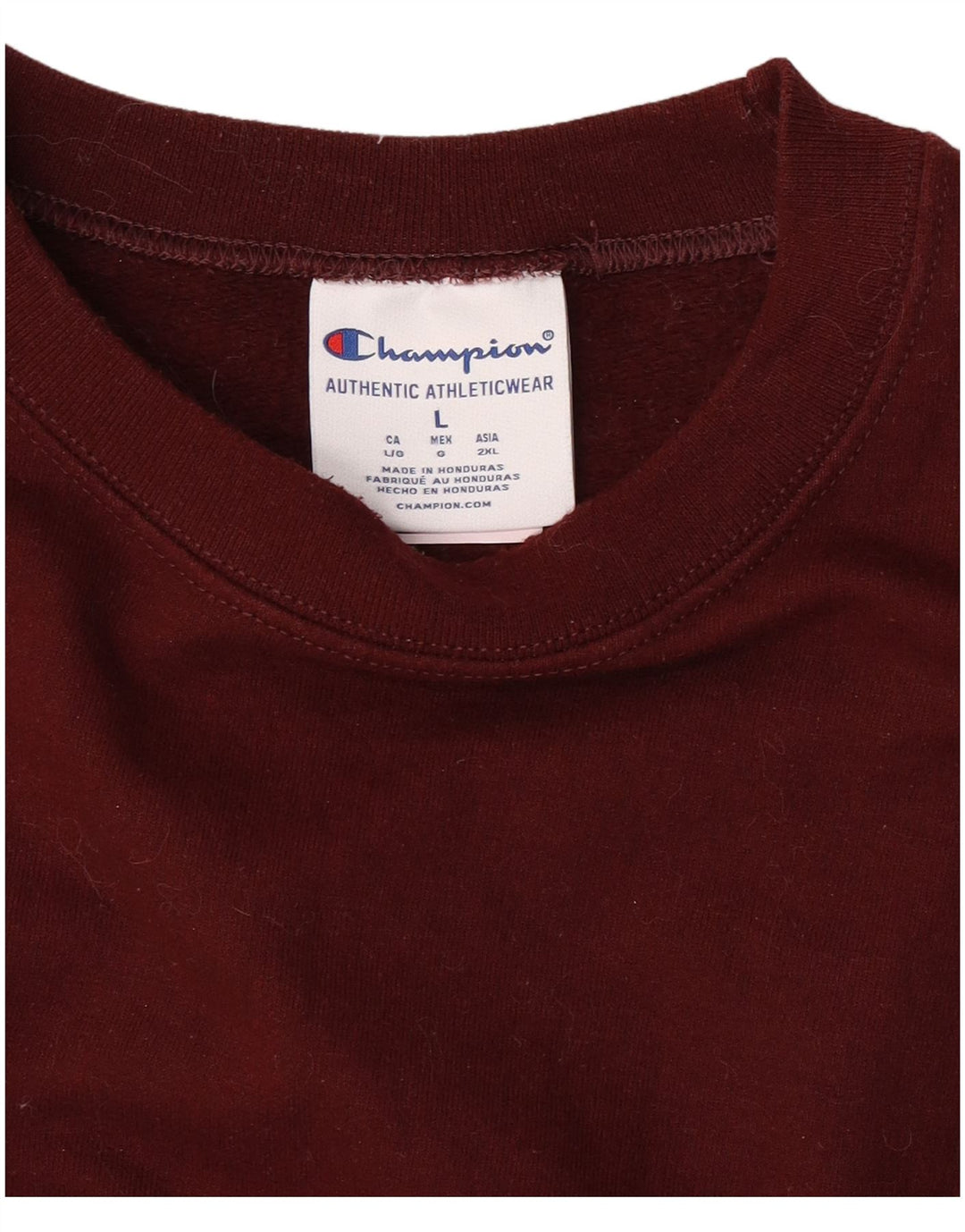 Bluza męska Champion, duża, bordowa, bawełniana