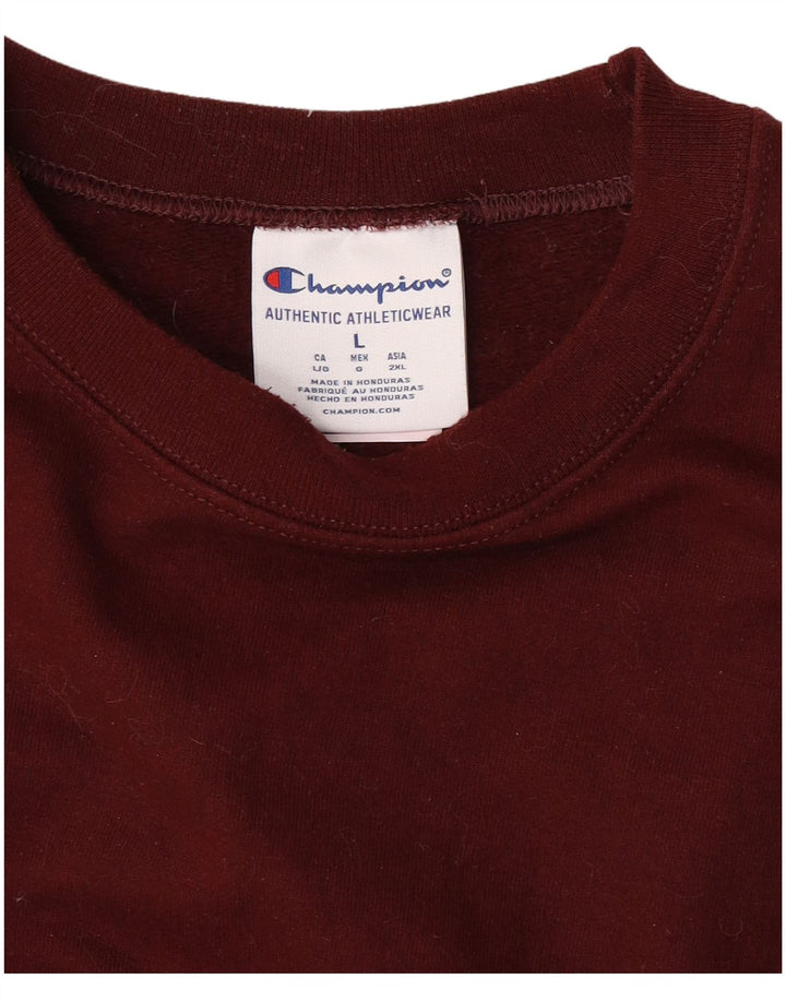 Bluza męska Champion, duża, bordowa, bawełniana