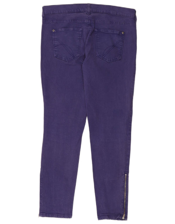 French Connection Womens Tight Fit Skinny Jeans UK 14 Large W32 L28 Purple