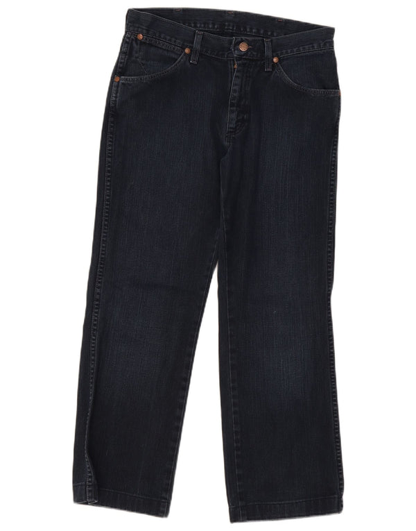 Męskie jeansy Wrangler Alaska Straight W30 L26 Granatowe, bawełniane