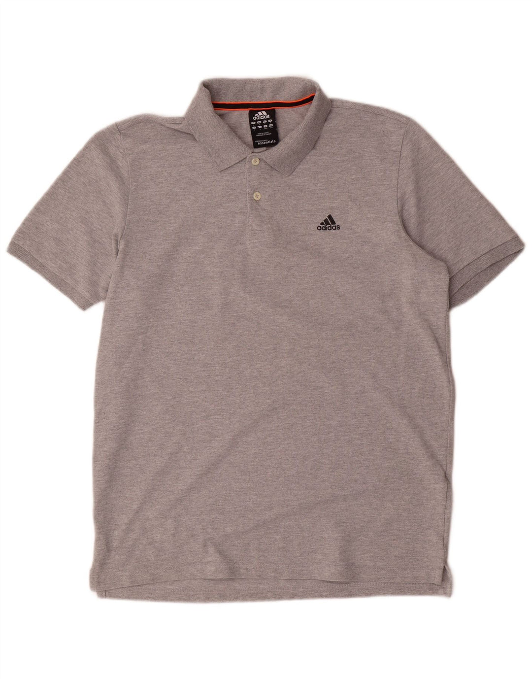 Męska koszulka polo Adidas Climalite, duża, szara, bawełniana