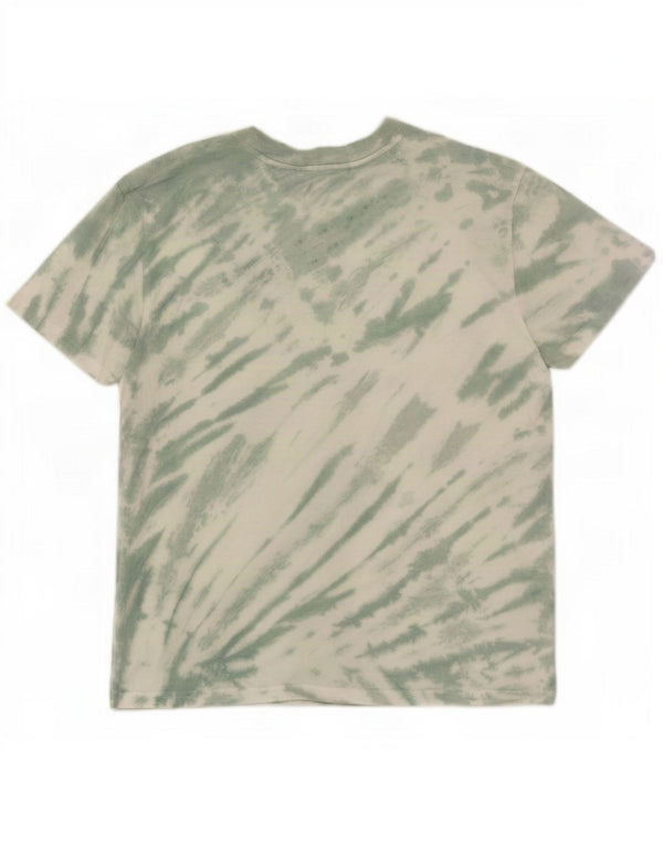 Damska koszulka oversize Zara Top UK 10 Small Green Tie Dye Cotton